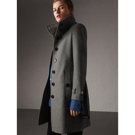 burberry brit funnel neck wool coat|burberry signatures for men.